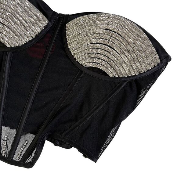 MARIANNA SENCHINA Crystal Cry Top in Black - Picture 4 of 12